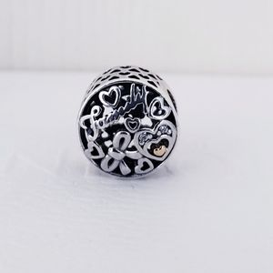♥️ Authentic Pandora⭐️FAMILY⭐️ CHARM, WITH 14K GOLD
